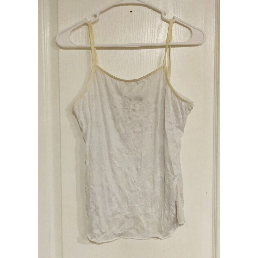Zenobia Women's Camisole Sleeveless Breathable‎ Tank Top White Plus Size 1X